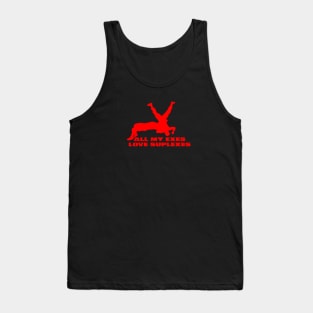 All My Exes Love Suplexes Tank Top